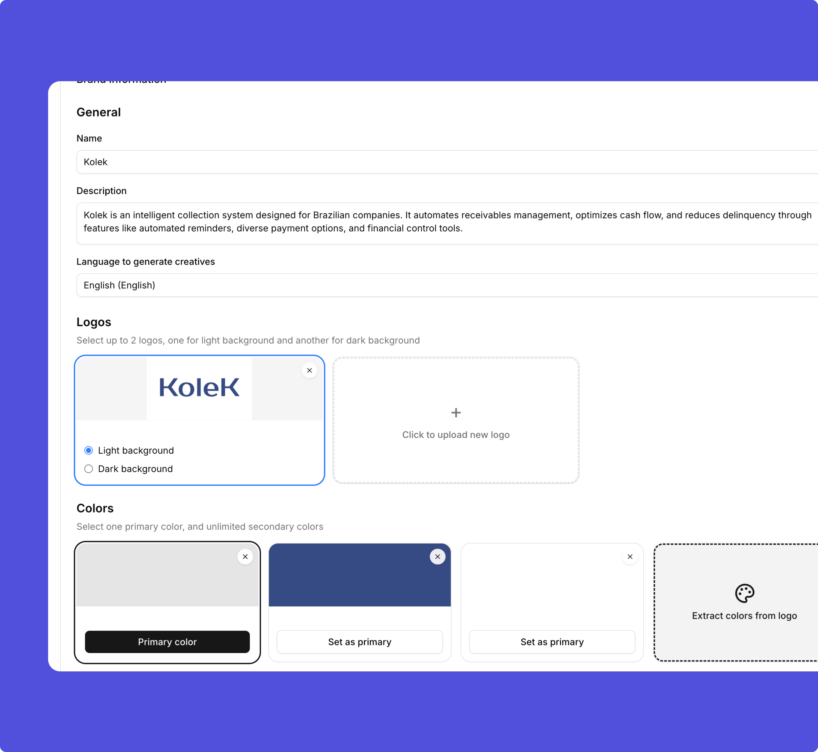 Brand Intelligence carousel